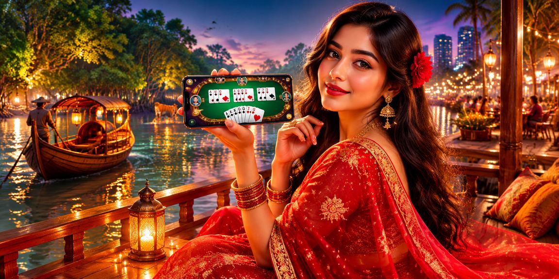 ঢাকায় অনলাইন রামি গেম উপভোগ করছেন একজন খেলোয়াড়