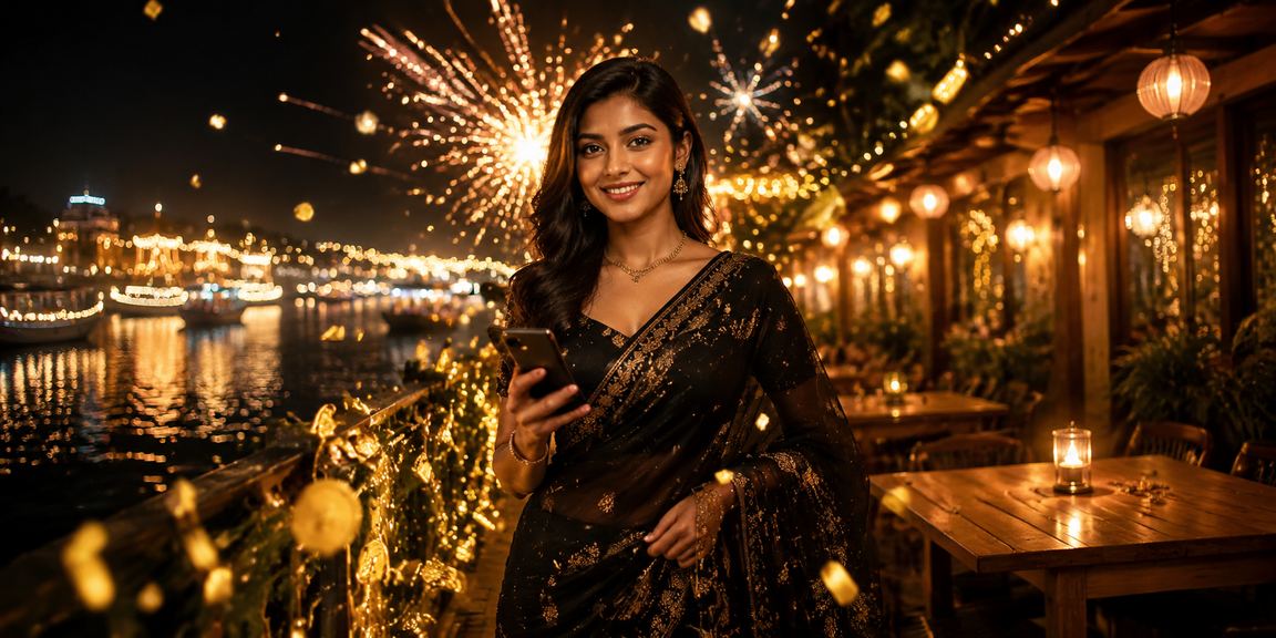 ময়মনসিংহের নাইট মার্কেটে মোবাইলে rtally লটারি উপভোগ করছেন একজন ব্যবহারকারী